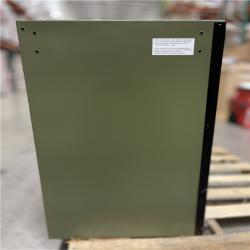 DALLAS LOCATION- AS-IS HUSKY MATTE ARMY GREEN 9-DRAWER ROLLER CABINET