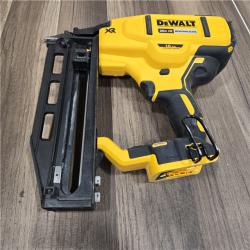 AS-IS DEWALT 20V MAX XR 16-Gauge Lithium-Ion Cordless Finish Nailer (Tool Only)