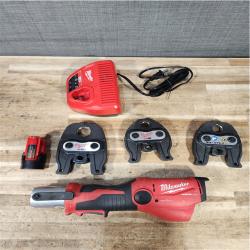 Houston Location AS-IS Milwaukee 12-Volt Lithium-Ion FORCE LOGIC Copper Press Tool Kit