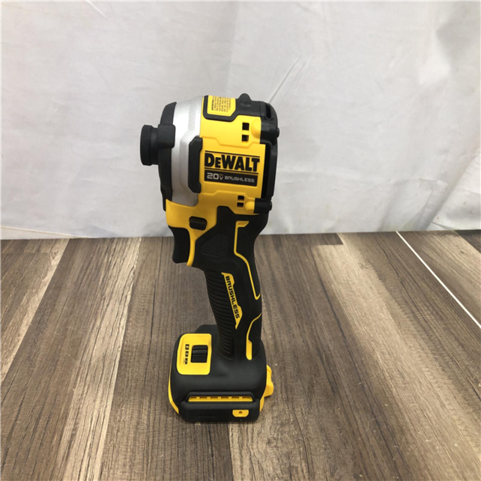 AS-IS DEWALT ATOMIC 20V MAX Cordless Brushless Compact 1/4 in. Impact Driver (Tool Only)