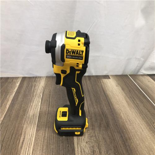 AS-IS DEWALT ATOMIC 20V MAX Cordless Brushless Compact 1/4 in. Impact Driver (Tool Only)