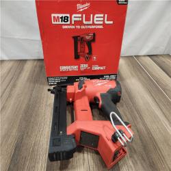 AS-IS MILWAUKEE FUEL 18-Volt Lithium-Ion Brushless Cordless 18-Gauge 1/4 in. Narrow Crown Stapler (Tool-Only)