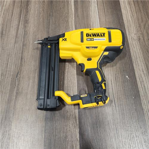 AS IS DeWalt 20V MAX XR Lithium-Ion Electric Cordless 18-Gauge Brad Nailer (Tool Only)