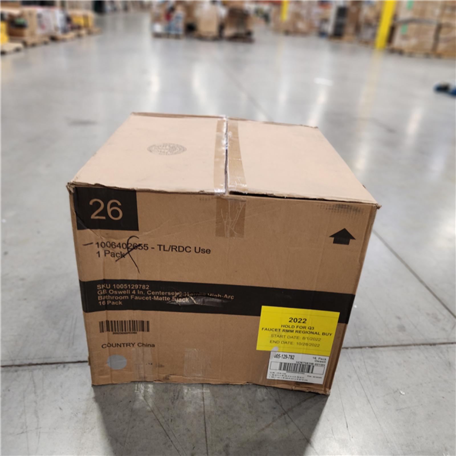 NEW Glacier Bay Oswell 4 in. Centerset 2Handle HighArc Bathroom