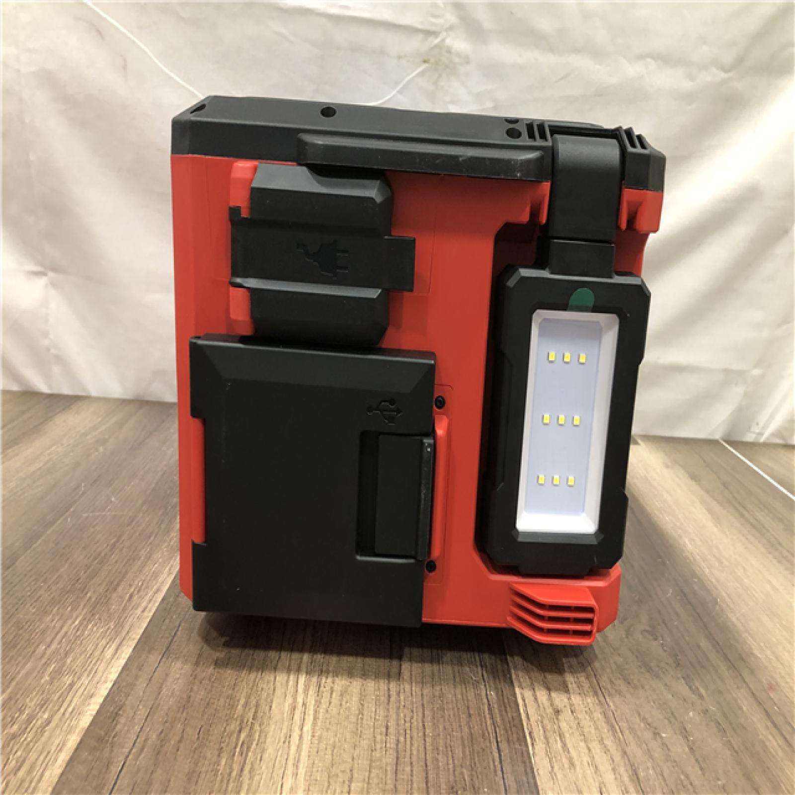 AS-IS Milwaukee 18-Volt Lithium-Ion Cordless PACKOUT 3000 Lumens LED Light with Built-In Charger