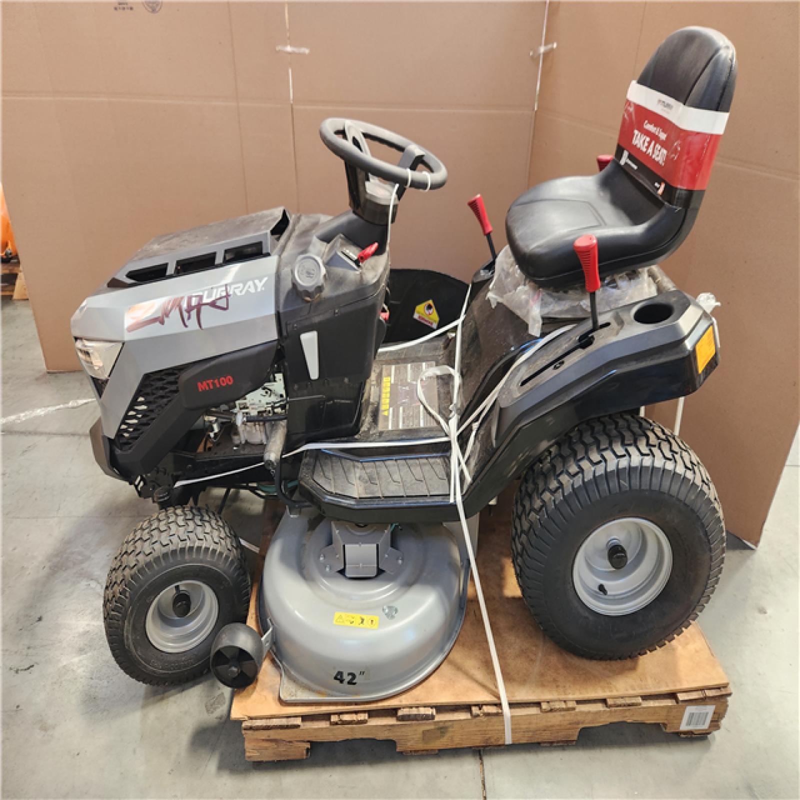 CALIFORNIA AS-IS MURRAY MT100 RIDING MOWER