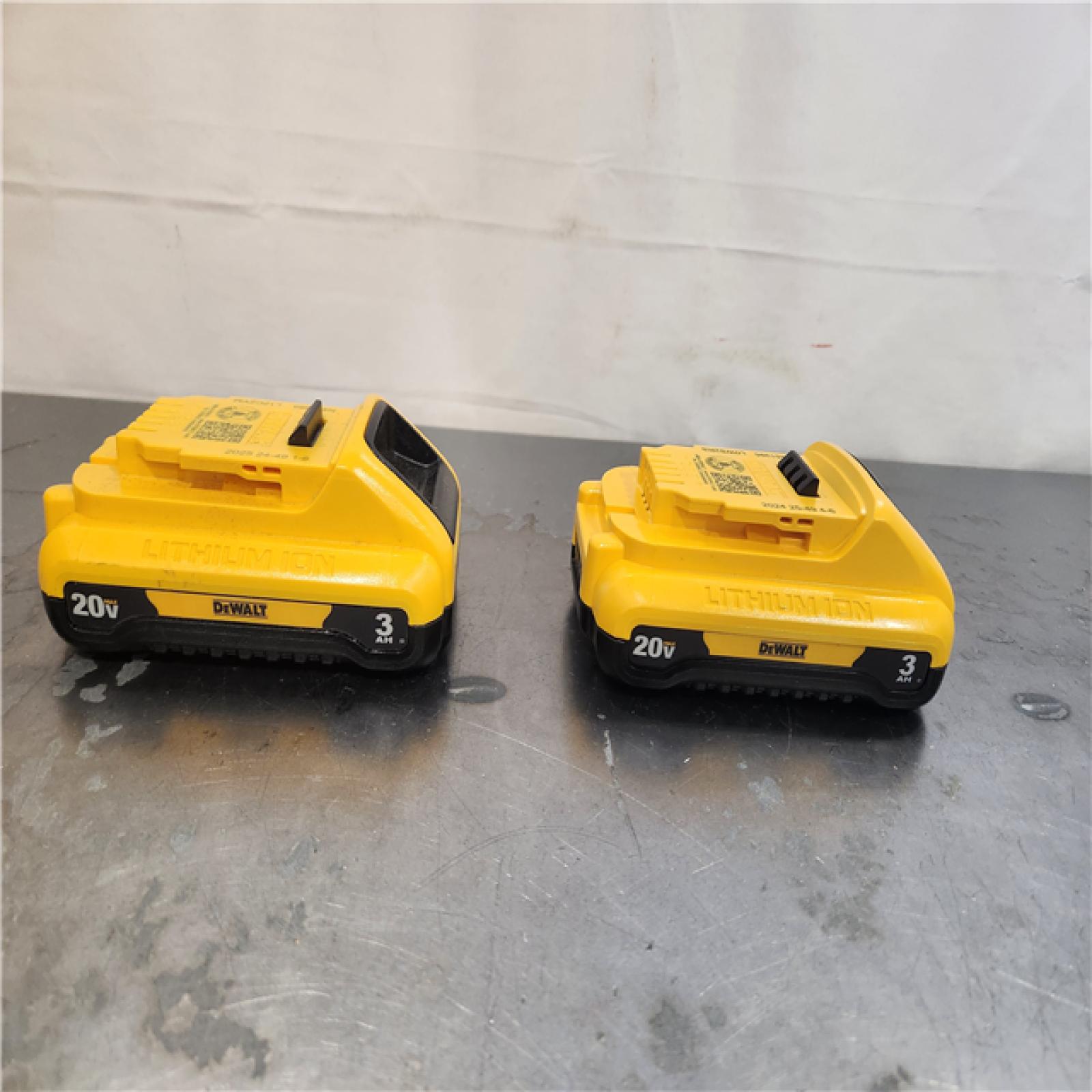 AS-IS- DeWalt DCB230-2 20V Max 3.0Ah Compact Battery 2-Pack