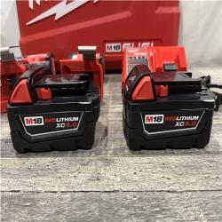 AS-IS Milwaukee FUEL 18V Lithium-Ion Brushless Cordless Hammer Drill and Impact Driver Combo Kit