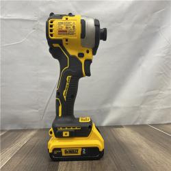 AS-IS DEWALT Atomic 20V Max Lithium-Ion Brushless Cordless Compact 1/4 in. Impact Driver Kit
