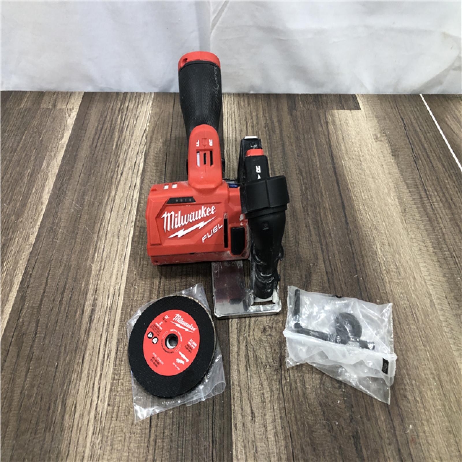 AS-IS Milwaukee  FUEL 12V Lithium-Ion Brushless Cordless 3 in. Cut Off Saw (Tool-Only)