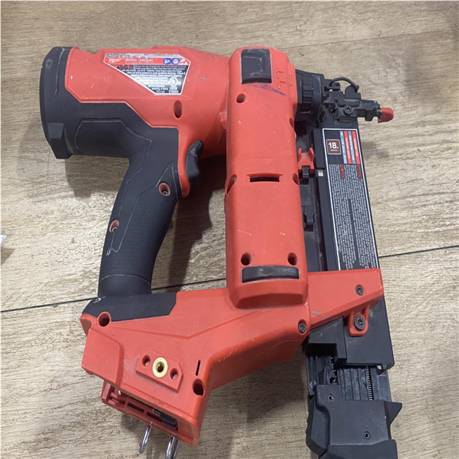 AS-IS Milwaukee FUEL 18-Volt Lithium-Ion Brushless Cordless Gen II 18-Gauge Brad Nailer (Tool-Only)