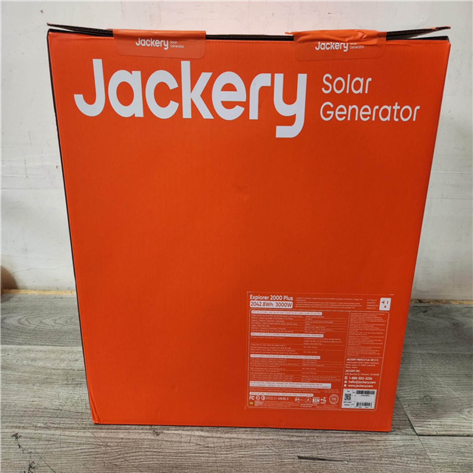 Phoenix Location NEW Jackery Solar Generator Explorer 2000 Plus 2042.8Wh/ 3000W Model No. Je-2000C