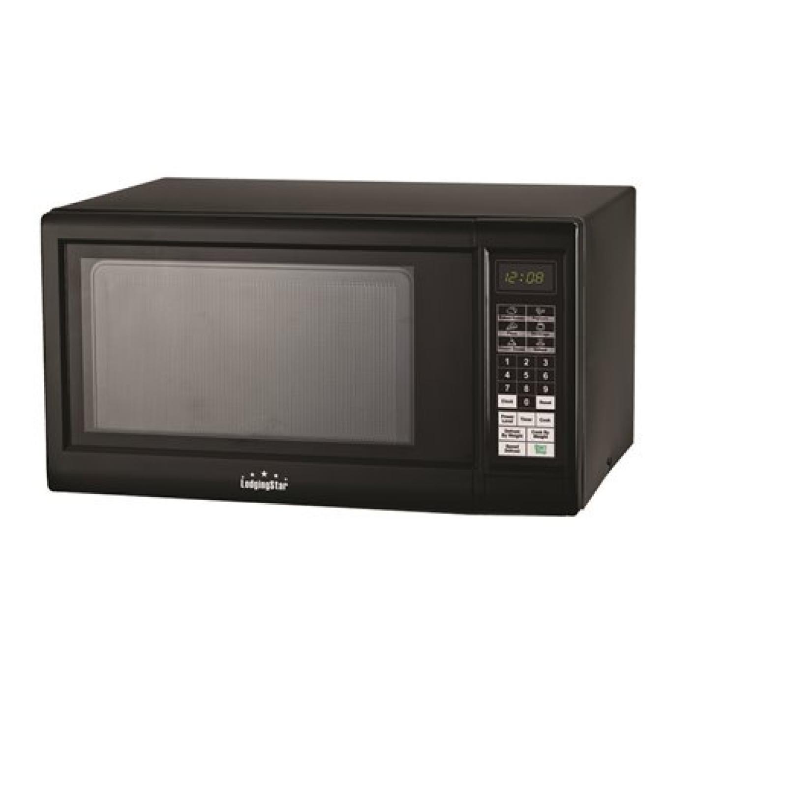 DALLAS LOCATION - LODGING STAR 1.1 cu. ft. Countertop Microwave in Black with Electronic Touch Controls PALLET - (25 UNITS)