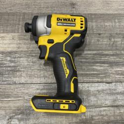 AS-IS DEWALT Atomic 20V Max Lithium-Ion Brushless Cordless Compact 1/4 in. Impact Driver Kit