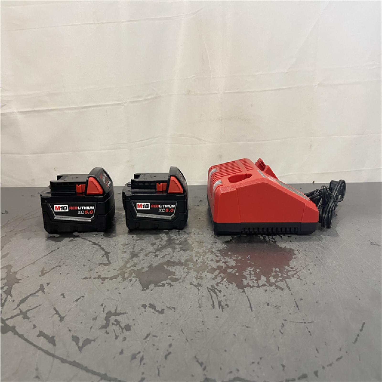 M18 18-Volt Lithium-Ion XC Starter Kit with Two 5.0Ah Batteries and Charger