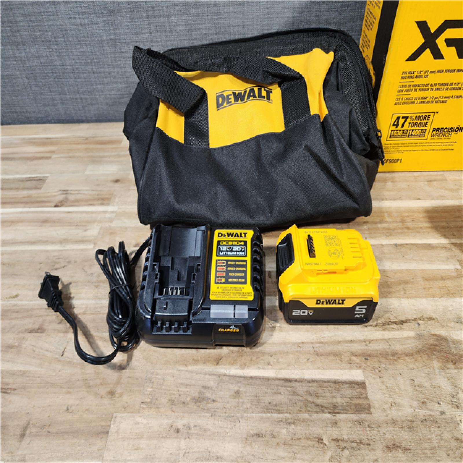 HOUSTON LOCATION - AS-IS DEWALT 20V MAX Lithium-Ion Cordless 1/2 in. Impact Wrench Kit