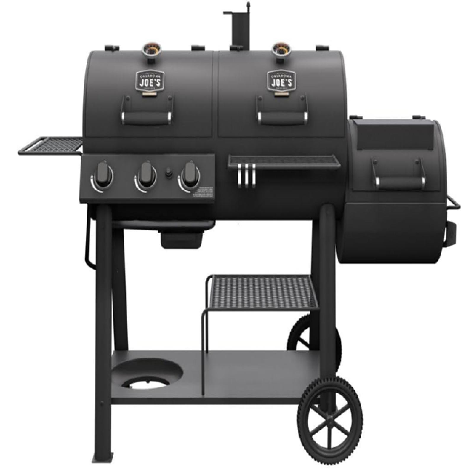 DALLAS LOCATION- NEW! Oklahoma Joe's Canyon Combo Dual Fuel 3-Burner Grill