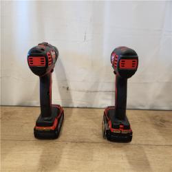 AS-IS- Milwaukee 18V Lithium-Ion Cordless Drill Driver/Impact Driver Combo Kit