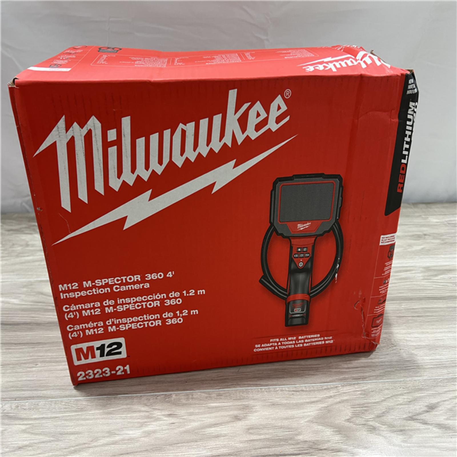 NEW Milwaukee 12V Lithium-Ion Cordless M-SPECTOR 360-Degree 4 ft. Inspection Camera Kit