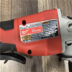 AS-IS Milwaukee 18V Lithium-Ion Brushless Cordless 4-1/2 in./5 in. Grinder w/Paddle Switch (Tool-Only)