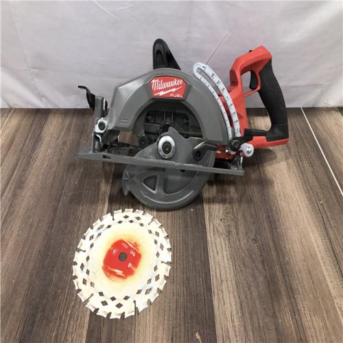 AS-IS Milwaukee FUEL 18V Lithium-Ion Cordless 7-1/4 in. Rear Handle Circular Saw (Tool-Only)