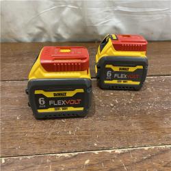 AS-IS DEWALT FLEXVOLT 20V/60V MAX Lithium-Ion 6.0Ah Battery Pack (2 Pack)
