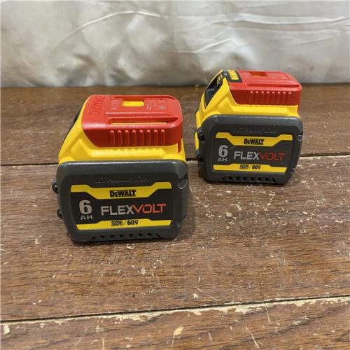 AS-IS DEWALT FLEXVOLT 20V/60V MAX Lithium-Ion 6.0Ah Battery Pack (2 Pack)