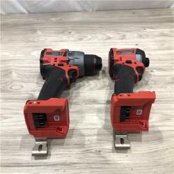 AS-IS Milwaukee FUEL 18V Lithium-Ion Cordless Hammer Drill and Impact Driver Combo Kit
