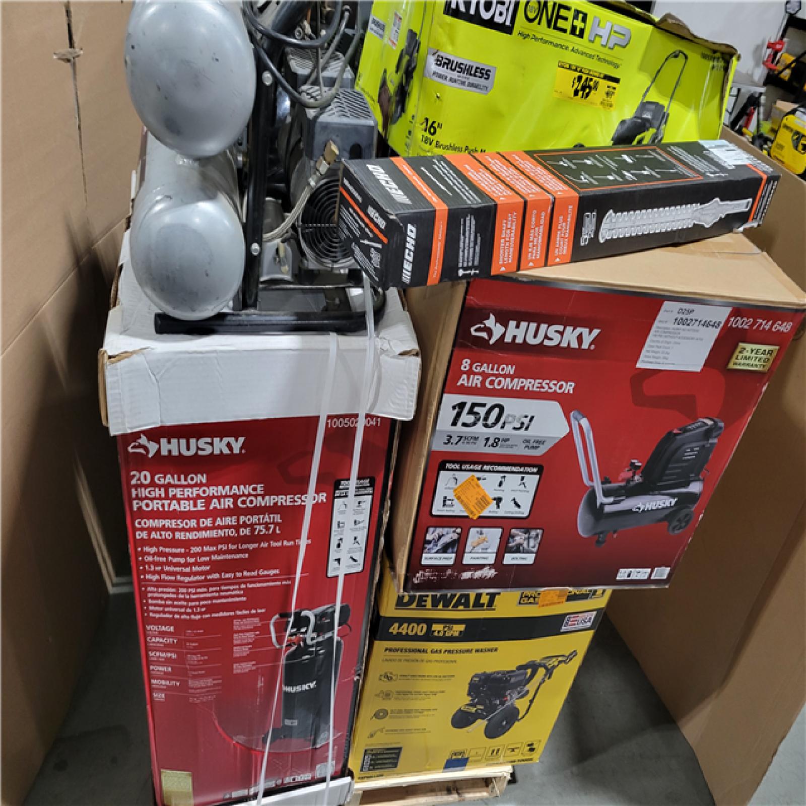 CALIFORNIA AS-IS OUTDOOR POWER EQUIPMENT