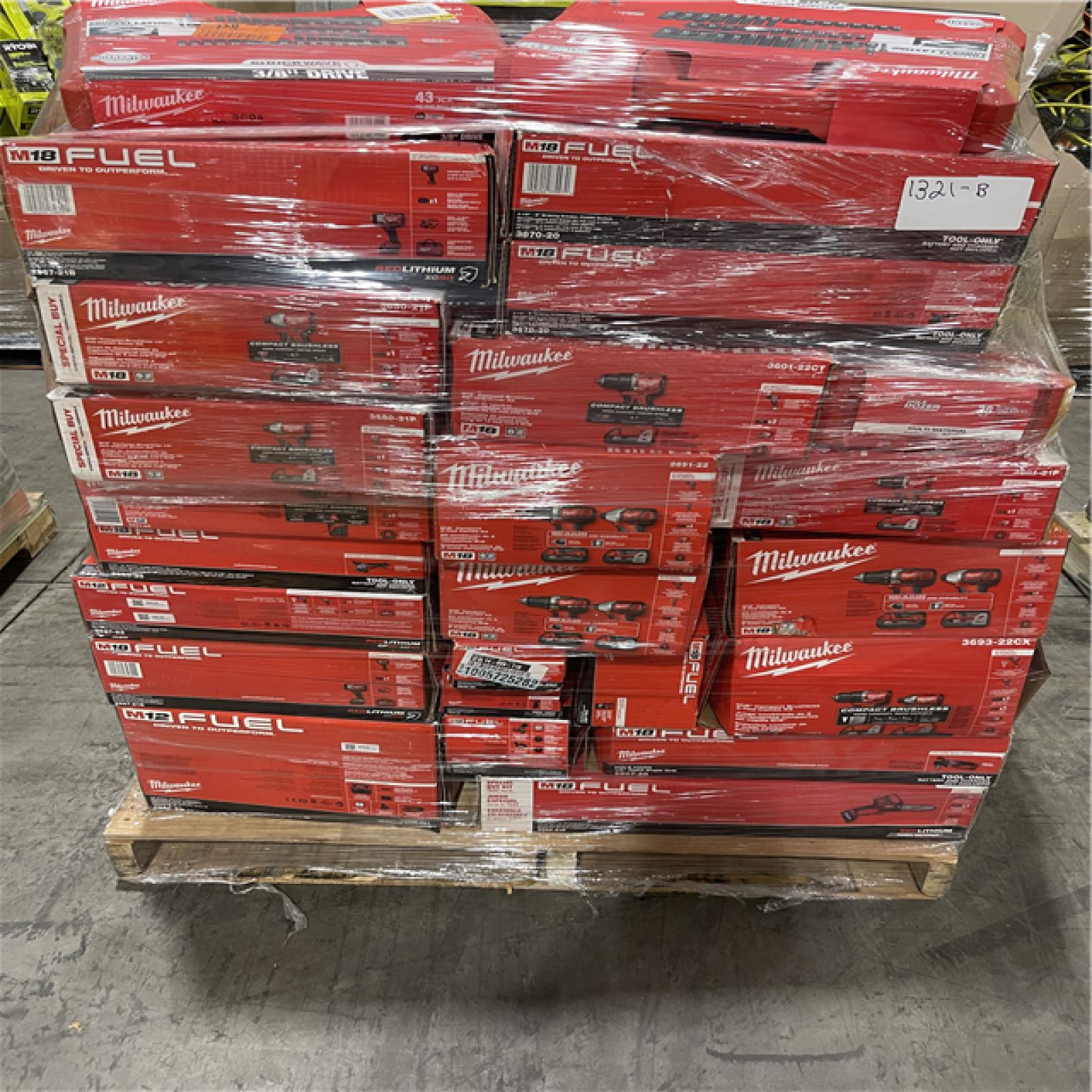 Pittston Location As-Is Power Tools Partial Truckload (10 pallets) 1321-B