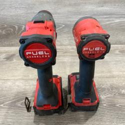 AS-IS Milwaukee FUEL 18V Lithium-Ion Brushless Cordless Hammer Drill and Impact Driver Combo Kit