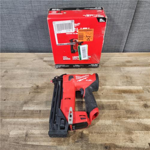 HOUSTON LOCATION - AS-IS M12 FUEL 12-Volt Lithium-Ion Brushless Cordless 18-Guage Compact Brad Nailer (Tool Only)