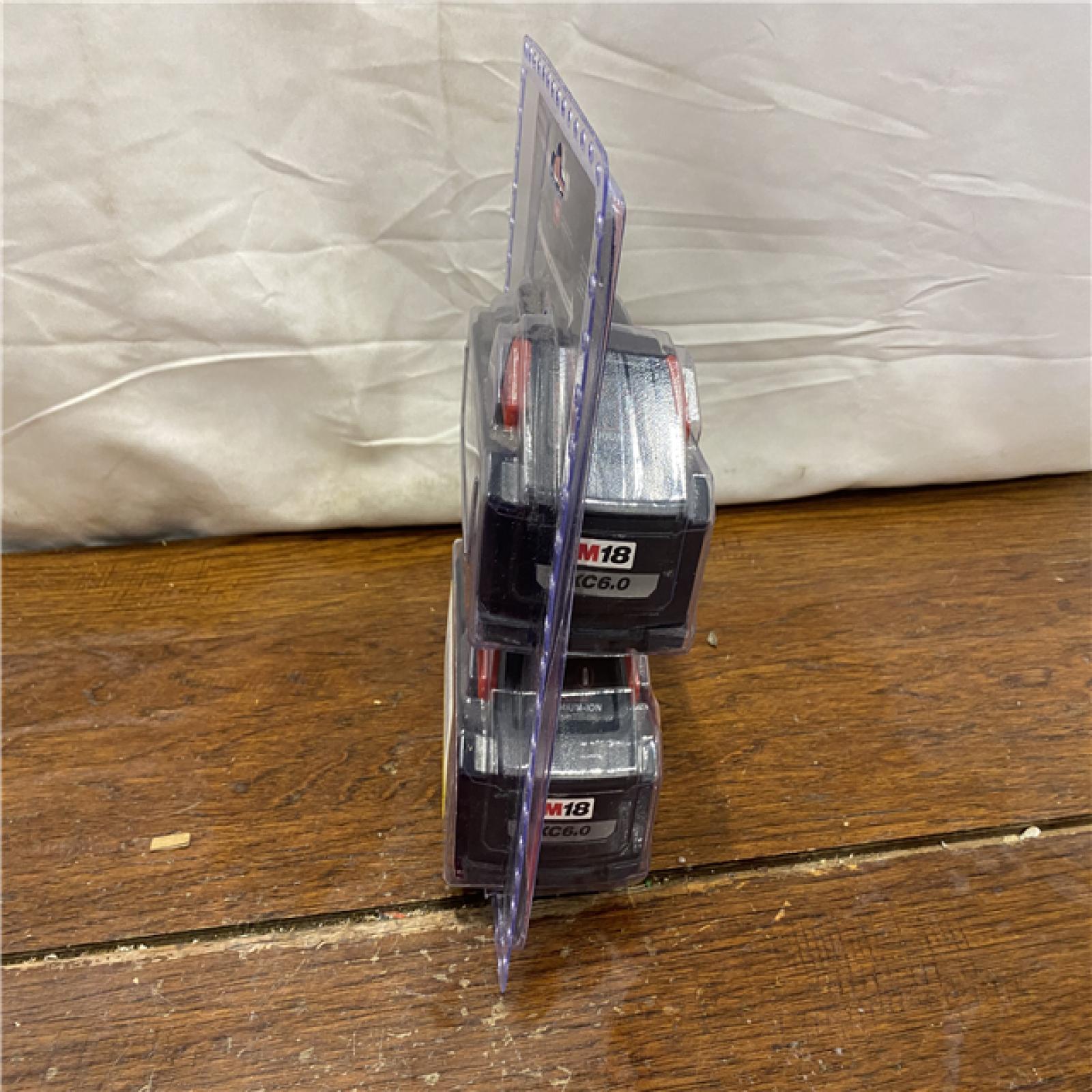 AS-IS M18 18-Volt Lithium-Ion High Output 6.0Ah Battery Pack (2-Pack)
