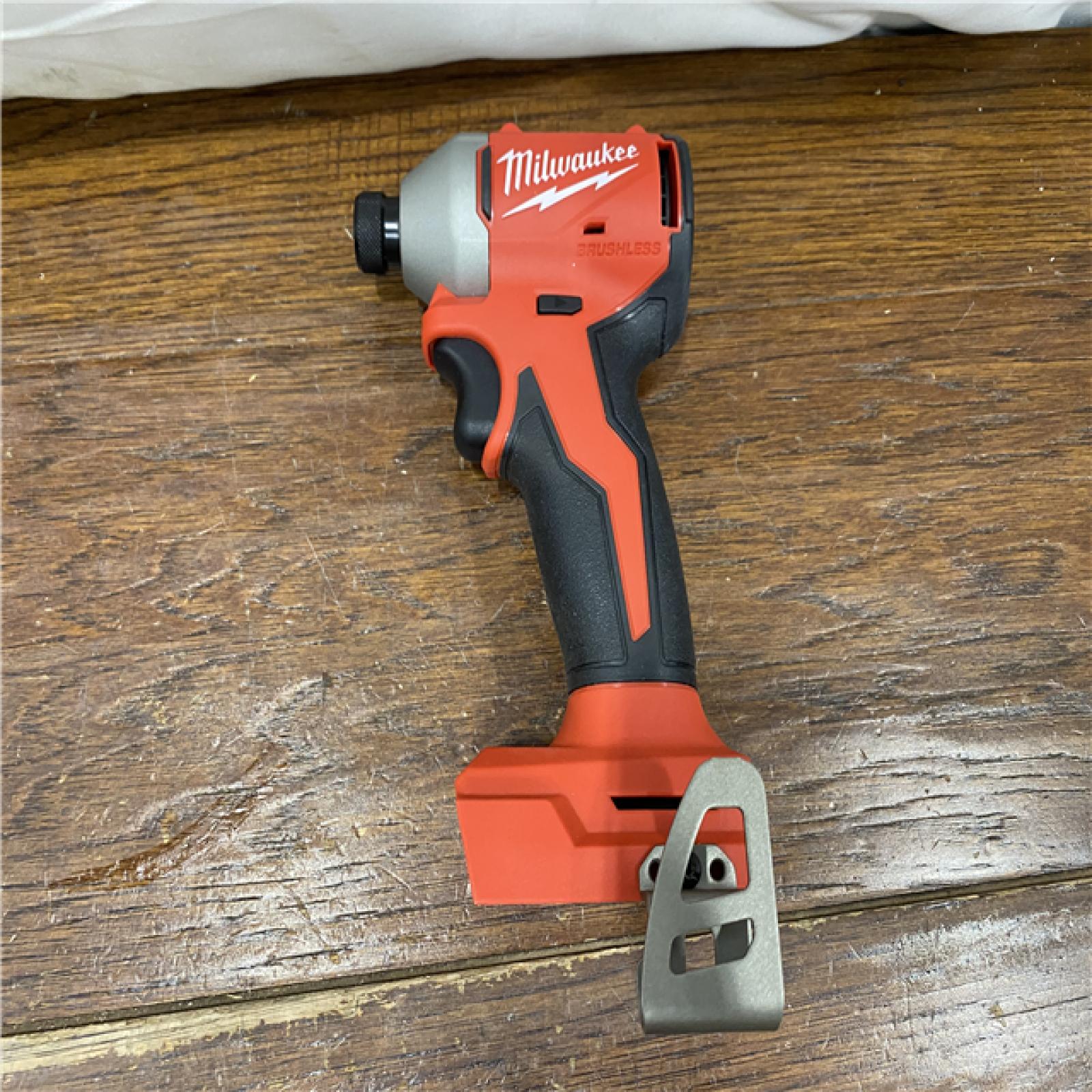 AS-IS Milwaukee M18 Compact Brushless 1/4  Hex Impact Driver Kit