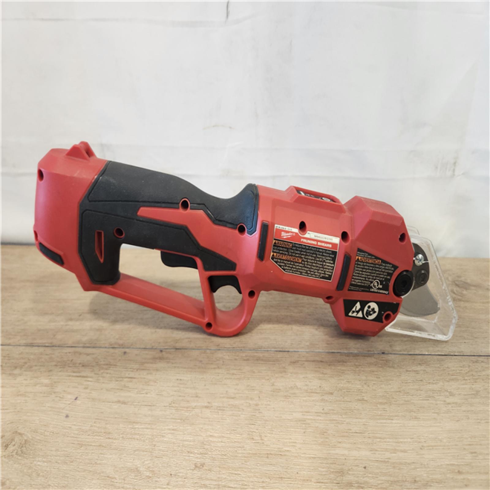 AS-IS- Milwaukee M12 12V Cordless Brushless Pruner Shears (Tool Only)