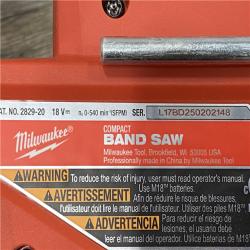 AS-IS Milwaukee FUEL 18V Lithium-Ion Brushless Cordless Compact Bandsaw (Tool-Only)