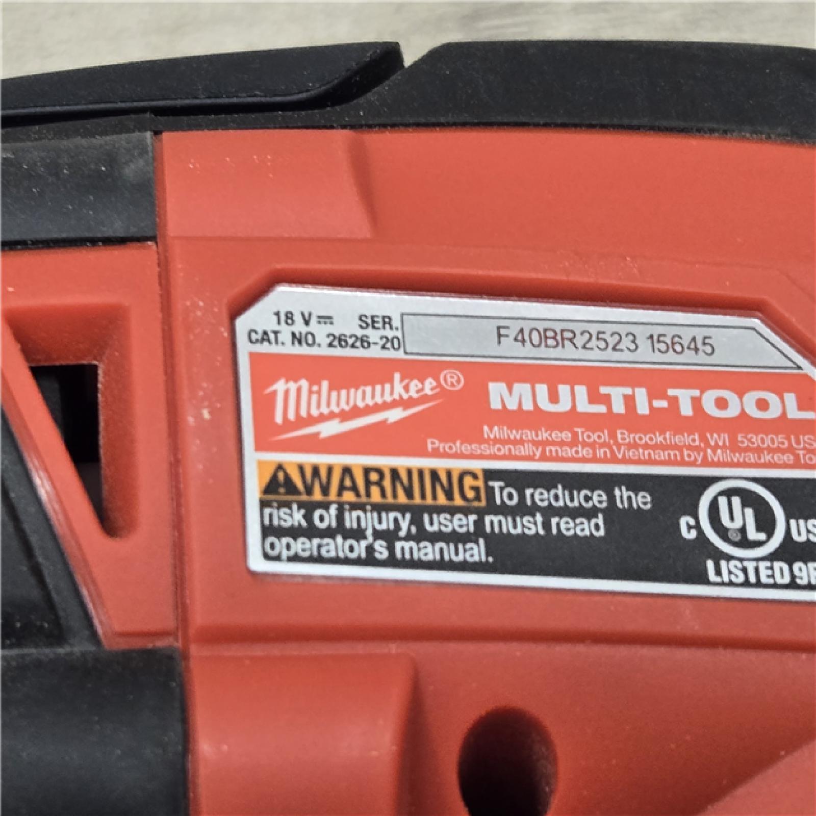 AS-IS Milwaukee 2626-20 M18 Lithium-Ion Cordless Multi-Tool (Tool Only)