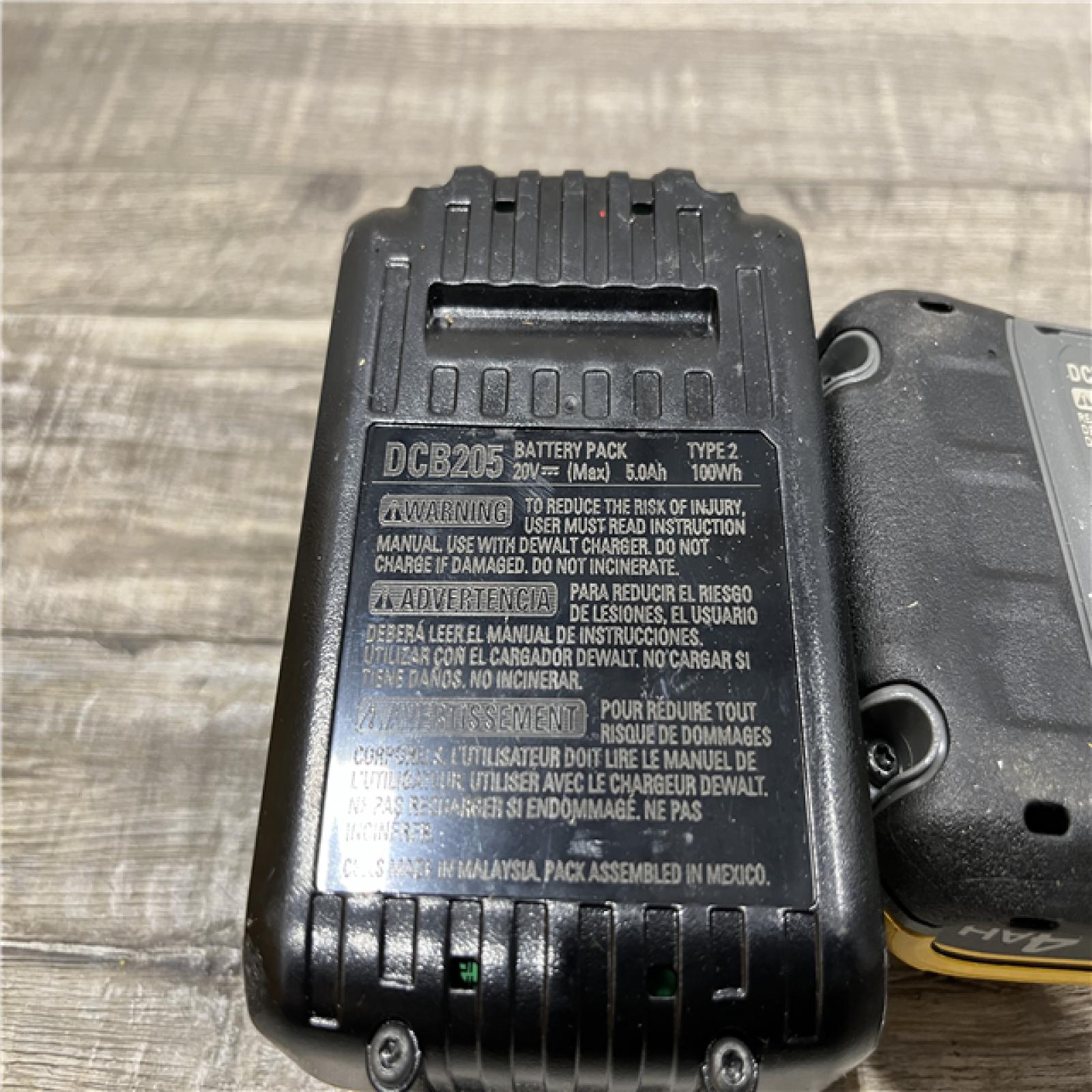 AS-IS DEWALT 20V MAX Lithium-Ion Starter Kit with 4.0 Ah and 5.0 Ah Batteries and Charger