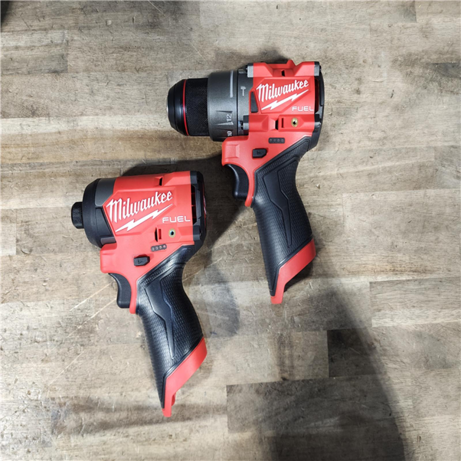 HOUSTON LOCATION - AS-IS Milwaukee 3497-22 12V Brushless Hammer Drill and Impact Driver Combo Kit