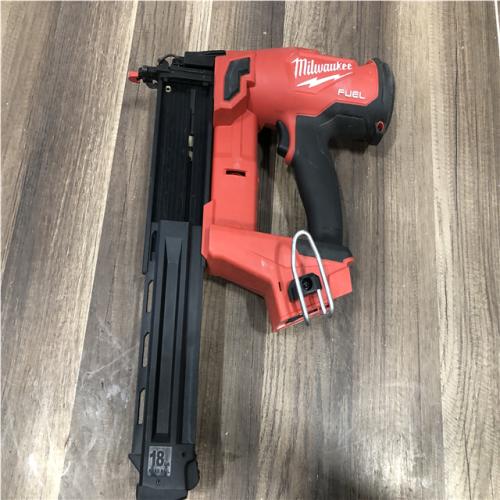 AS-IS Milwaukee FUEL 18-Volt Lithium-Ion Brushless Cordless Gen II 18-Gauge Brad Nailer (Tool-Only)