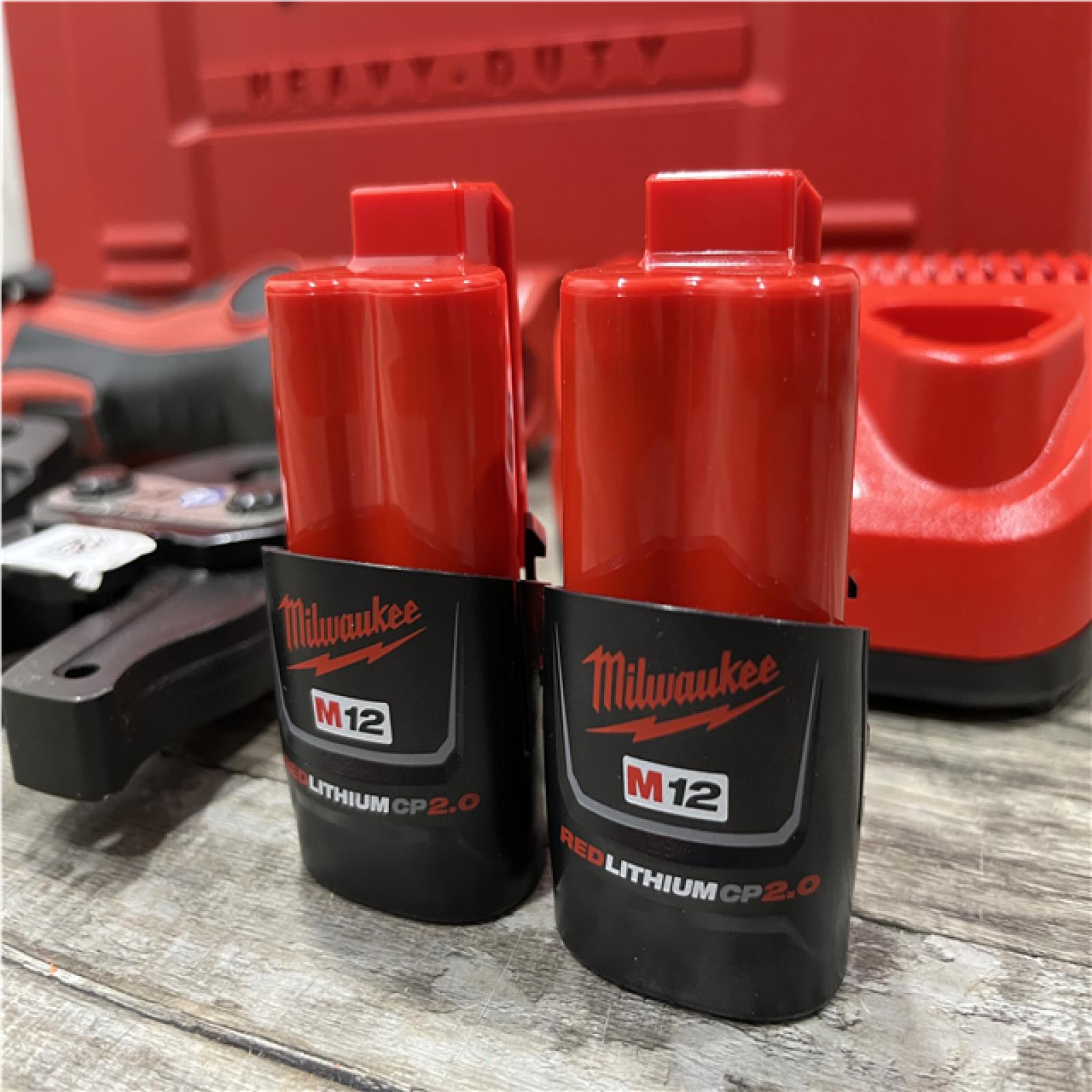 AS-IS Milwaukee 12-Volt Lithium-Ion Force Logic Cordless Press Tool Kit