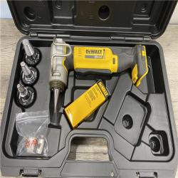 AS-IS DEWALT 20V MAX Cordless 1 in. PEX Expansion Tool  PEX Expander Grease and Case