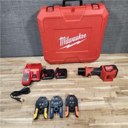 HOUSTON LOCATION - AS-IS Milwaukee 18V Lithium-Ion Cordless Short Throw PEX Press Tool Kit