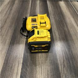 AS-IS DEWALT 20V/60V MAX FLEXVOLT Lithium-Ion 9.0Ah Battery and Charger Starter Kit