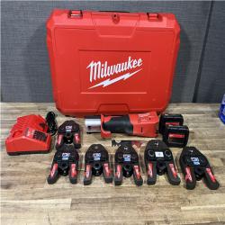 Houston Location AS-IS Milwaukee 2922-22M M18 FORCE LOGIC Press Tool Kit W/ One-Key with 1/4 -7/8  Streamline ACR Jaws
