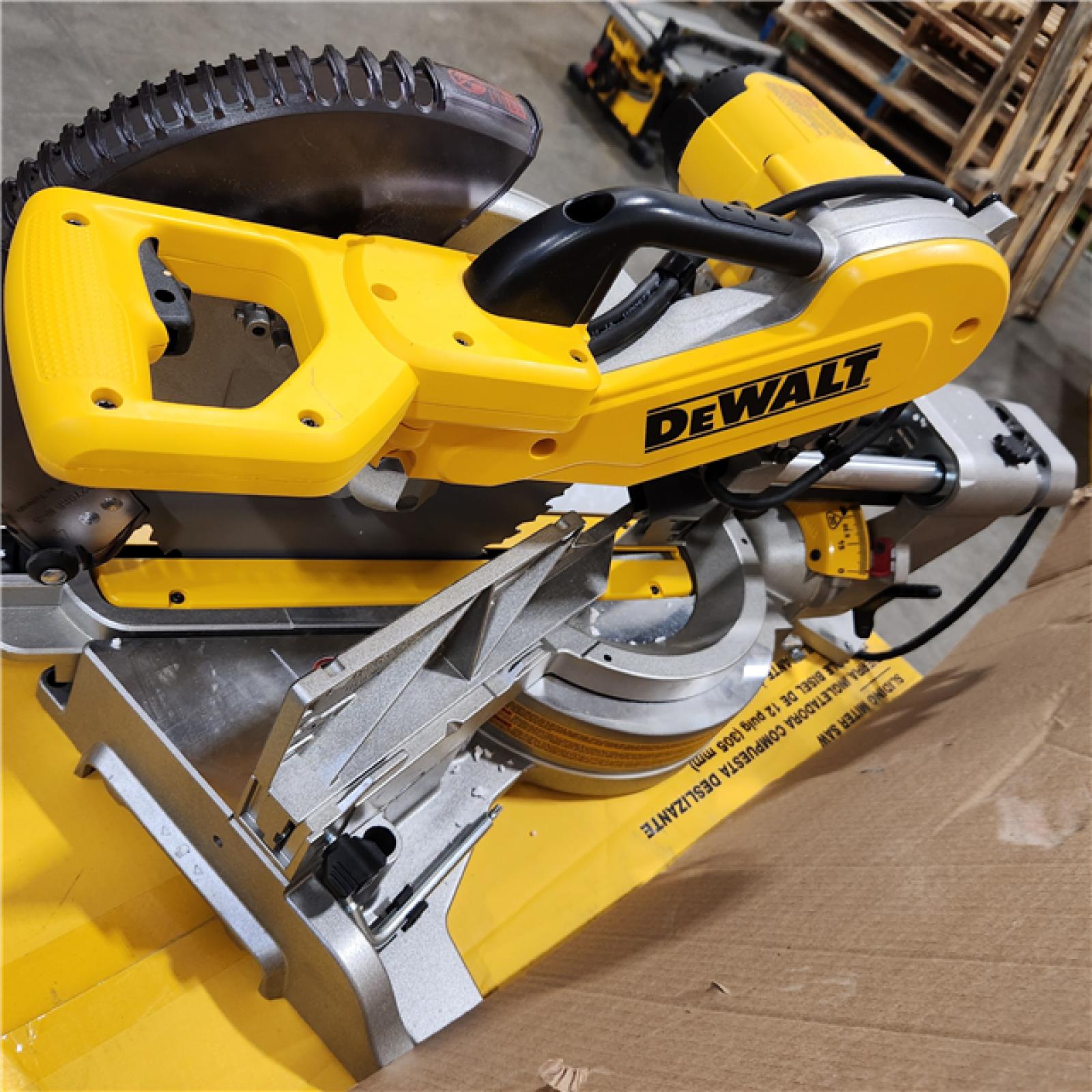 As-Is - DEWALT 12-in Dual Bevel Sliding Compound Miter Saw