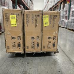 DALLAS LOCATION - Husky Ready-to-Assemble 48 in. W x 72 in. H x 18.3 in. D 24-Gauge 3-Shelf Steel Freestanding Cabinet in Black PALLET-(3 UNITS)