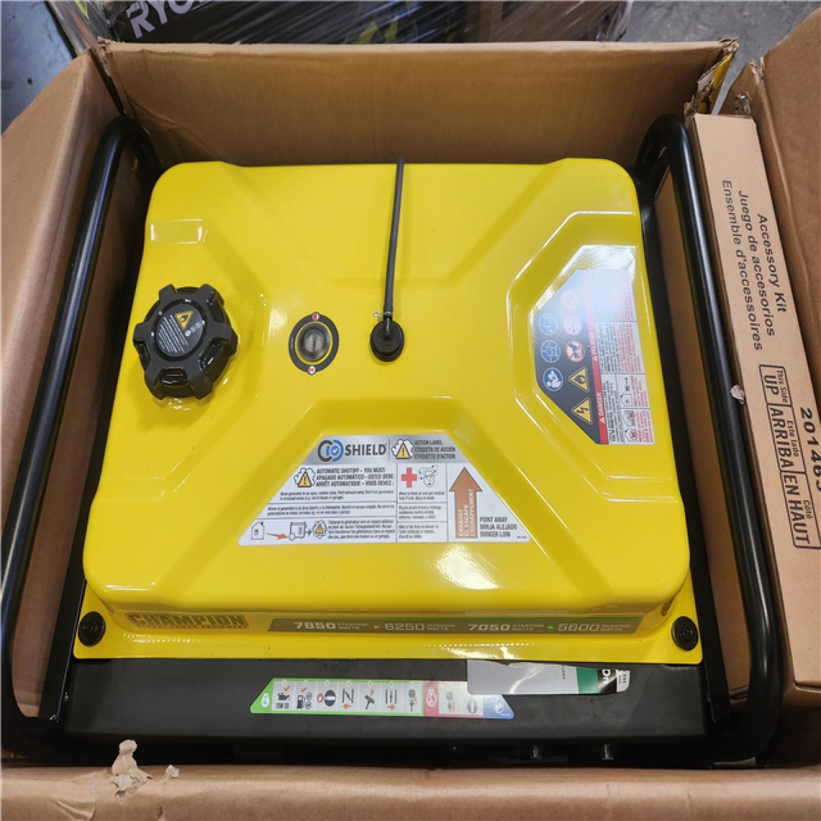 Phoenix NEW  Champion Power Equipment 7850/6250-Watt Recoil Start Gasoline and Propane Powered Dual Fuel Portable Generator with CO Shield