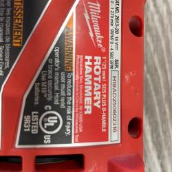 AS-IS Milwaukee 18V Lithium-Ion Brushless Cordless 1 in. SDS-Plus D-Handle Rotary Hammer (Tool-Only)