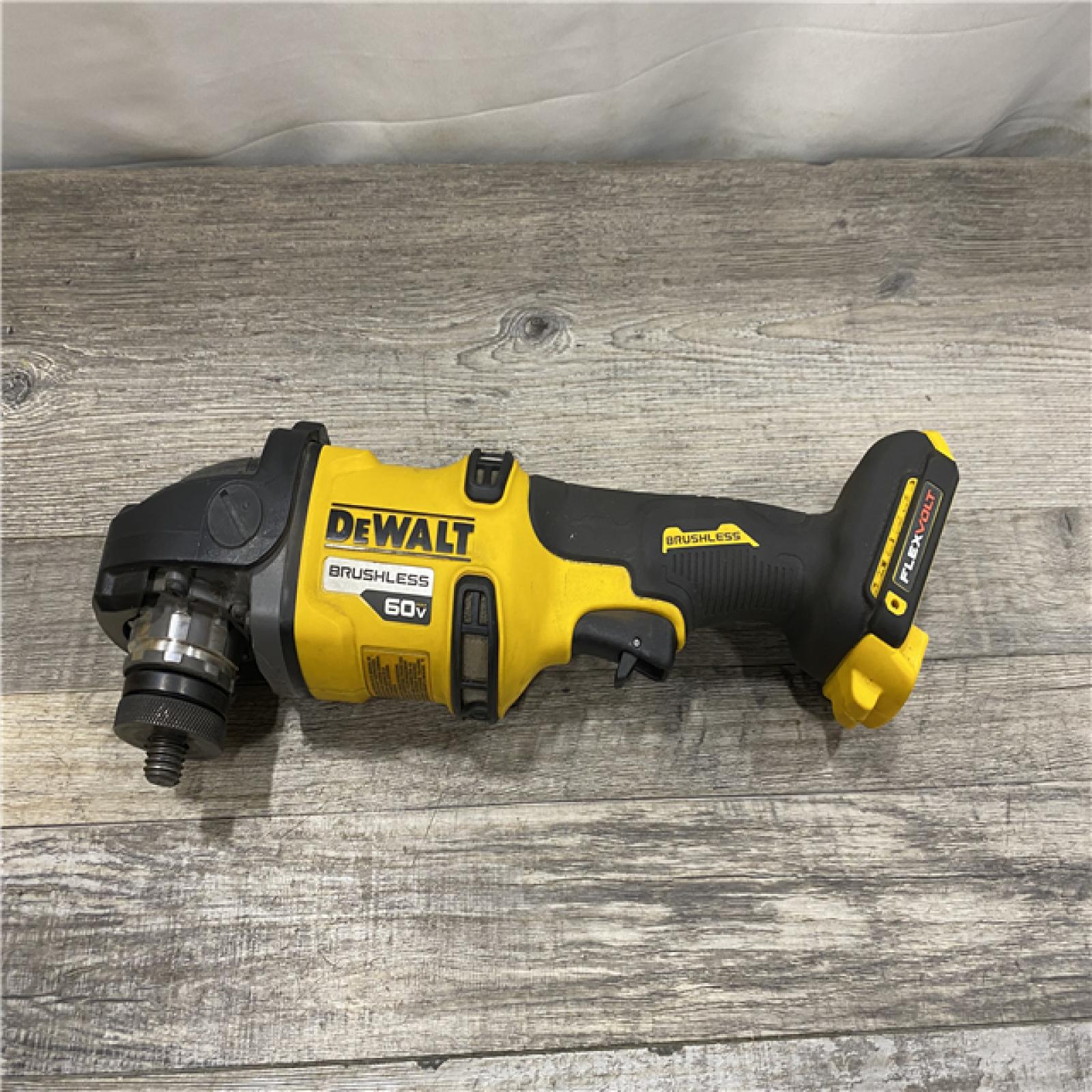 AS-IS DEWALT FLEXVOLT 60V Cordless 7 in. Angle Grinder (Tool-Only)